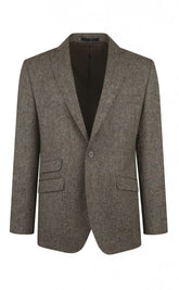 Abraham Moon Brown Tweed Jacket